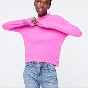 J Crew 100% Cashmere pink sweater NWOT
